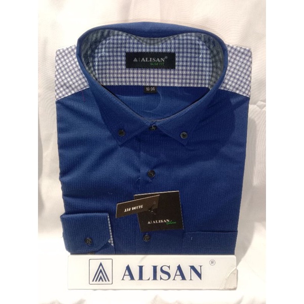 Kemeja motif Alisan terbaru lengan panjang