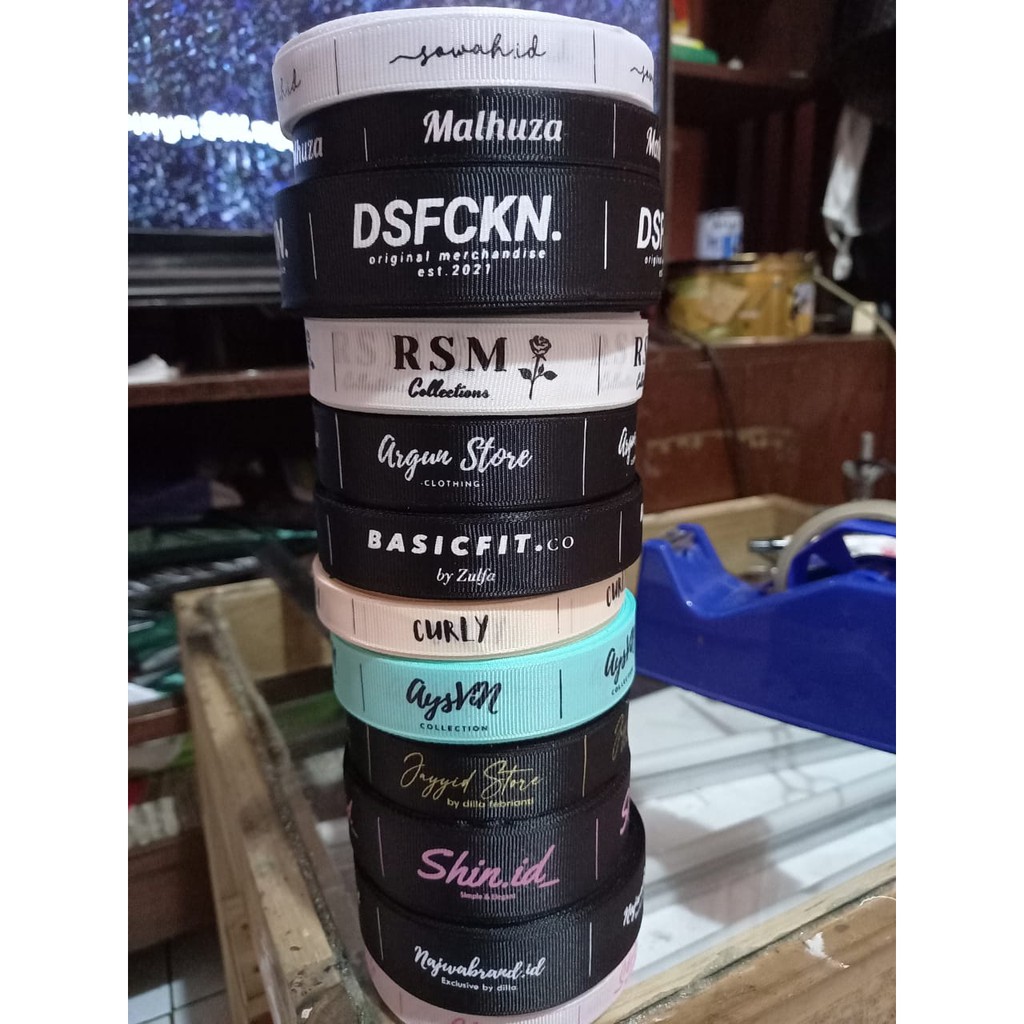 

LABEL BAJU dan HIJAB BAHAN GROSGRAIN