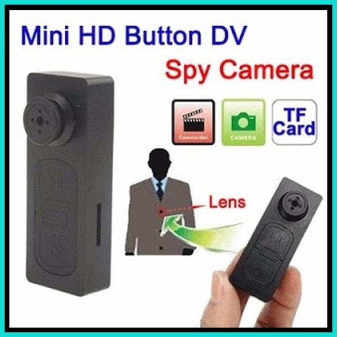 READY Spy Cam Model Kancing Baju - Small Kamera Pengintai Mini 918 - 16GB .