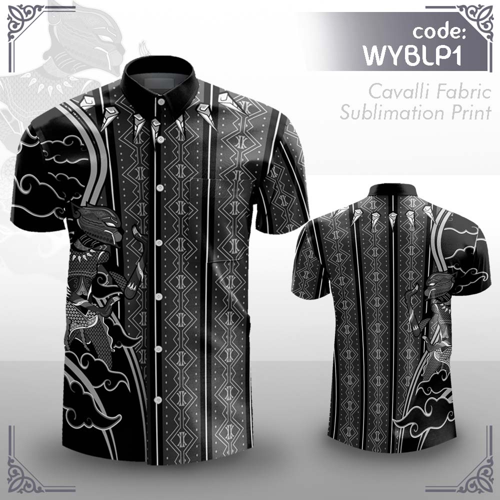 KEMEJA BATIK WAYANG SUPERHERO, Kemeja Pria Keren, cocok untuk sehari-hari &amp; sebagai hadiah.