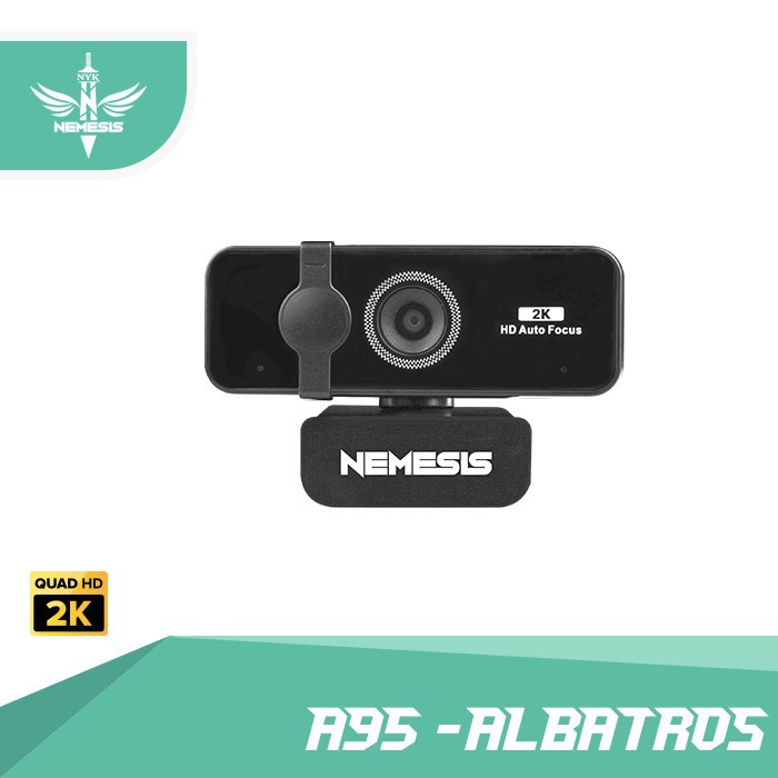 Webcam NYK A95 Albatros Quad HD 2K Resolution - Gaming - Garansi Resmi