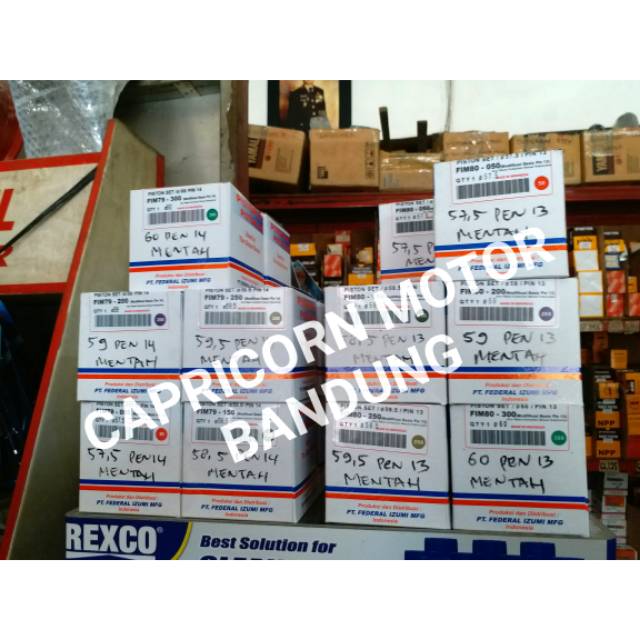 Piston Kit MENTAH CUSTOM BAHAN FIM IZUMI