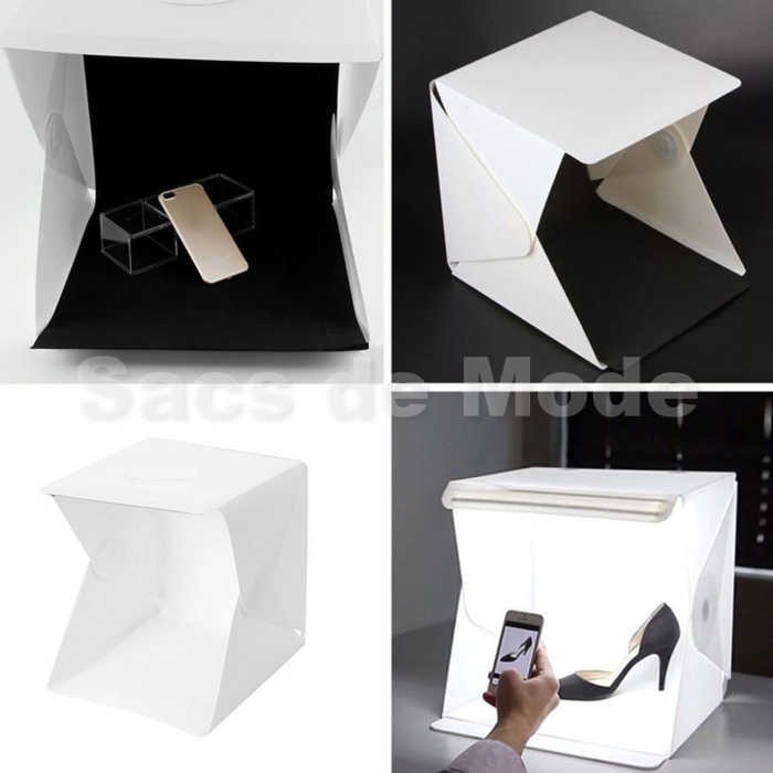 Mini Photo Studio Box TERMASUK LED Folding Kotak Tempat Foto Portable