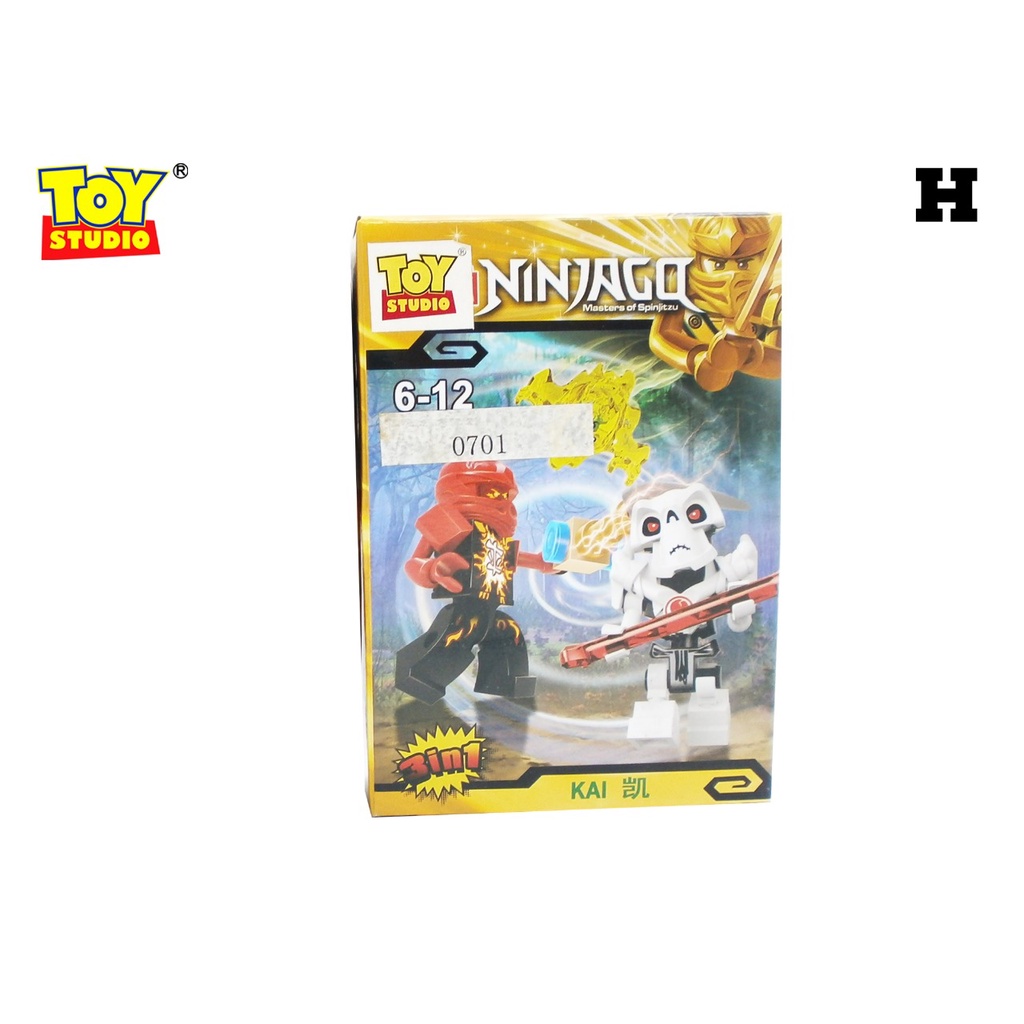 Mainan Anak Toy Studio Ninja Go + Ghost /5Asst