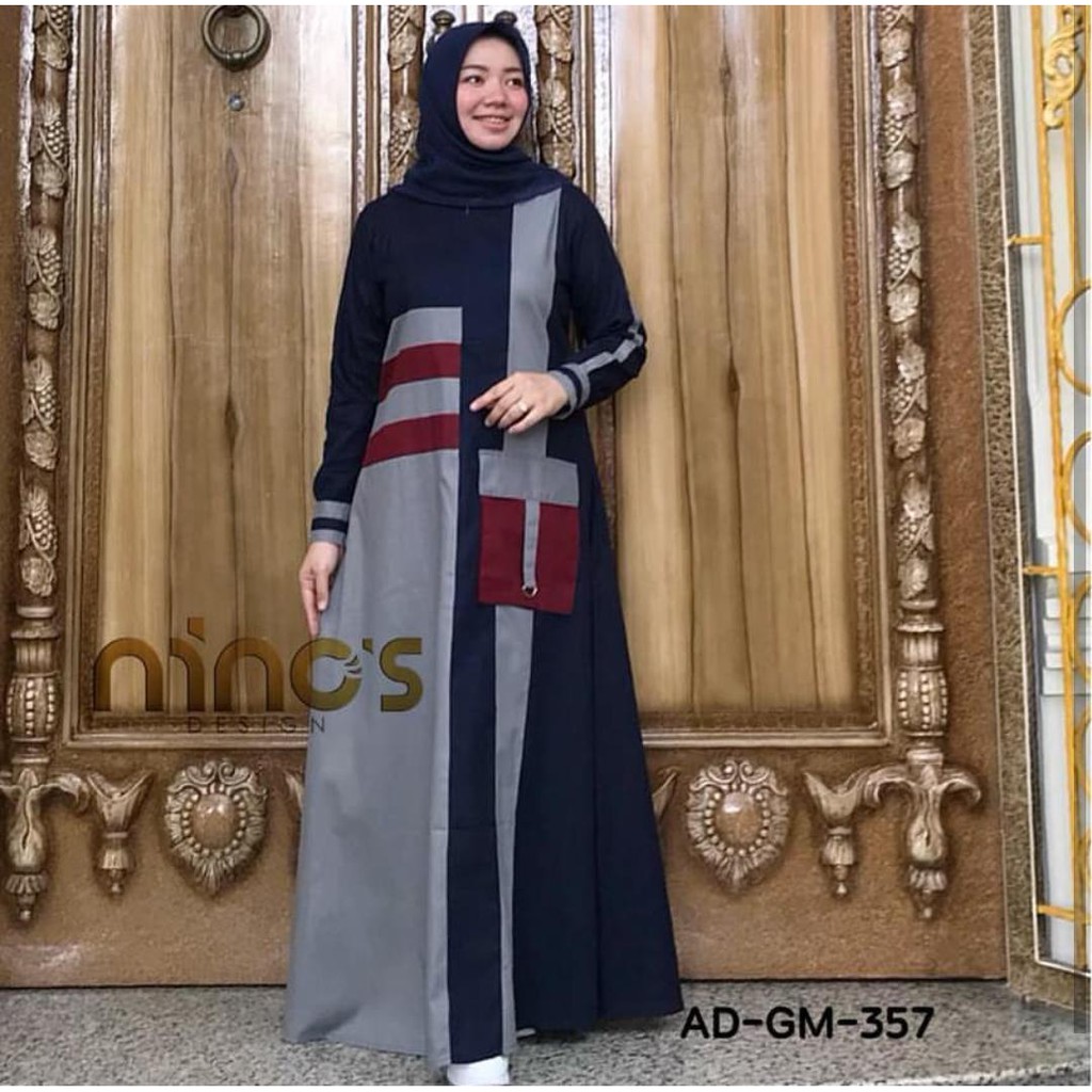 WIDA DRESS Bahan Wolfice Pakaina Wanita Gamis Panjang Terusan Gamis Wanita Dress Mulim Terbaru 2022