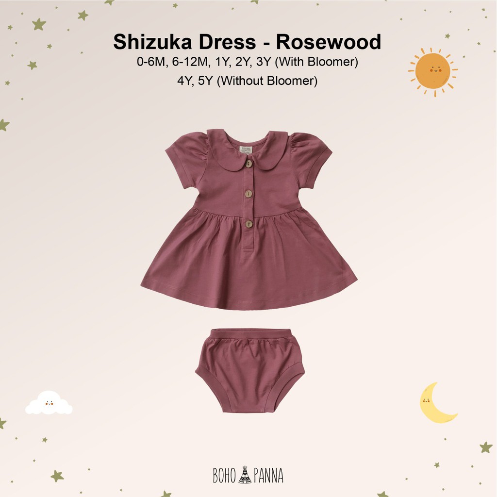 BOHOPANNA Shizuka Dress 4 - 6 Years Dress Anak Lucu P10 CBKS
