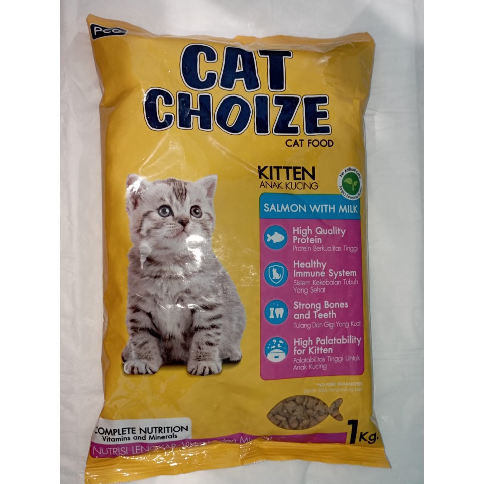 CAT CHOIZE Kitten SALMON 1kg makana kucing kitten