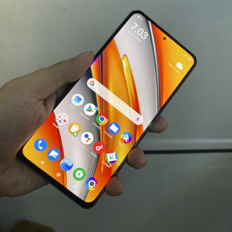 poco f3 ram 6/128gb second bekas pakai mulus fullset original