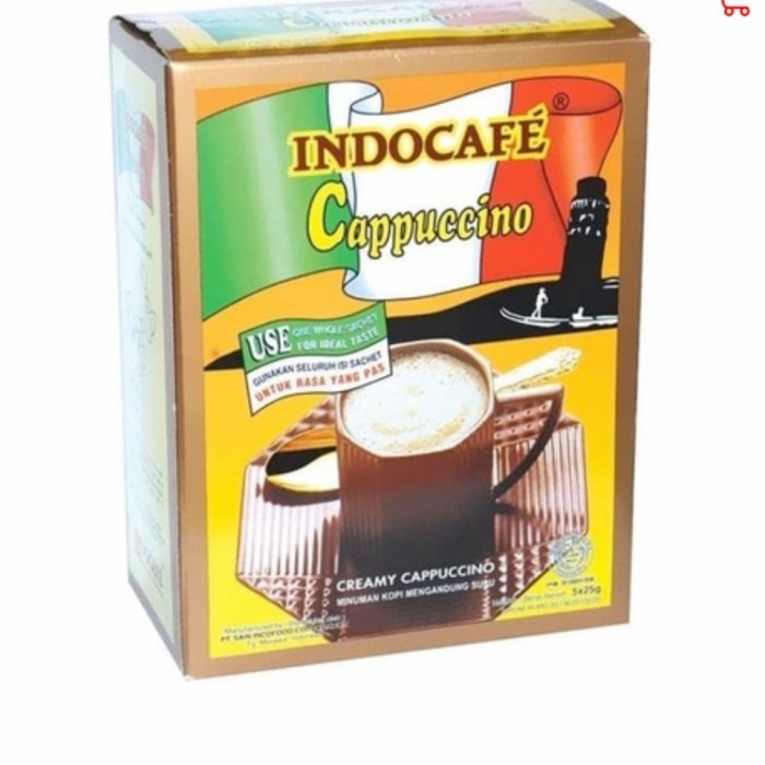 

minuman kopi indocafe cappucino saset seduh 25gr (5pc)