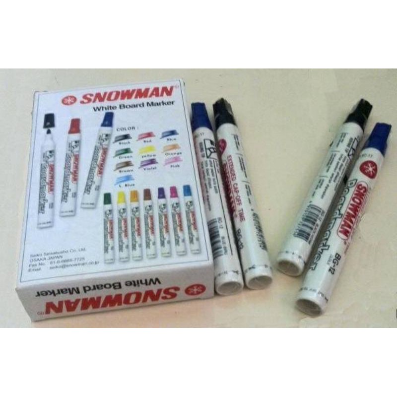 

snowman white board marker