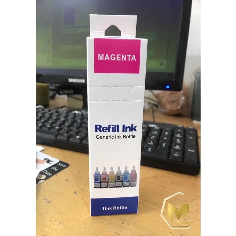 REFILL TINTA INK INKJET ISI ULANG PRINTER EPSON L100 L101 L110 L200 L210 L211 L300 L301 L303 L350 L351 L355 L455 L550 L551 L555 L558 L800 L801 70 ML MA2305