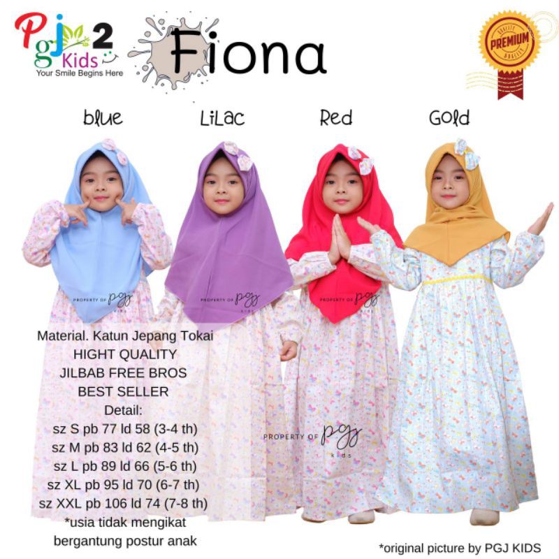 Fiona Gamis Kids By Pgj2