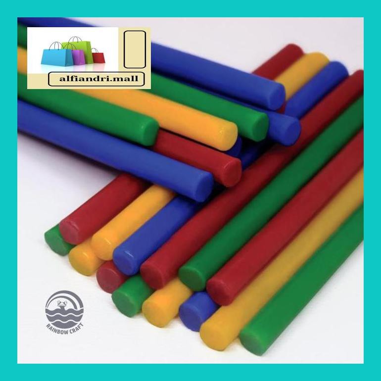 

510Fsjbc50 Isi Lem Tembak Warna Kecil | Glue Stick Color Rainbow | 10 Cm Isi 6Pcs D6005Ckhd