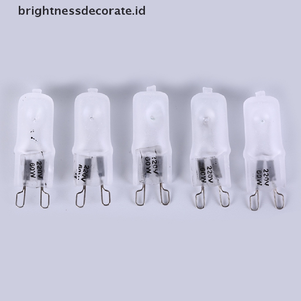 5 Pcs Lampu Halogen G9 220V 20 / 40 / 60W G9