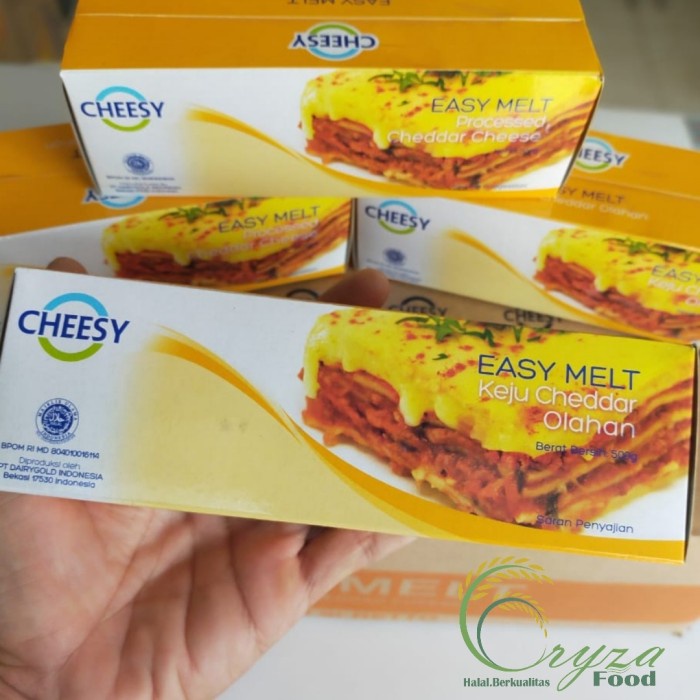 

CHEESE CHEESY EASY MELT / KEJU CHEDDAR CHEESY EASY MELT 500GR