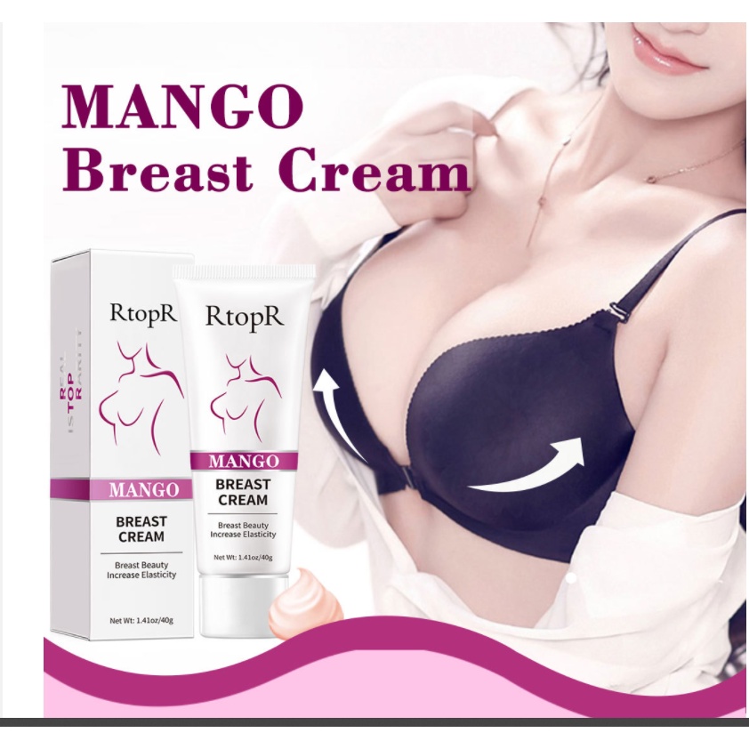 RtopR BREAST G Mango Sexy Boobs Cream herbal- Pembesar Payudara Ampuh Permanen - Mengencangkan / Pengencang  Payudara Krim Aman Permanen Bustfit Hormon Estrogen A up to D(Pengaktif Hormon Kewanitaan)