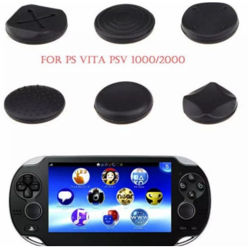 KARET ANALOG THUMB GRIP PS VITA 1000 2000 FAT SLIM CAP COVER SILIKON GRIP ANALOG PSVITA FAT SLIM 1000 2000