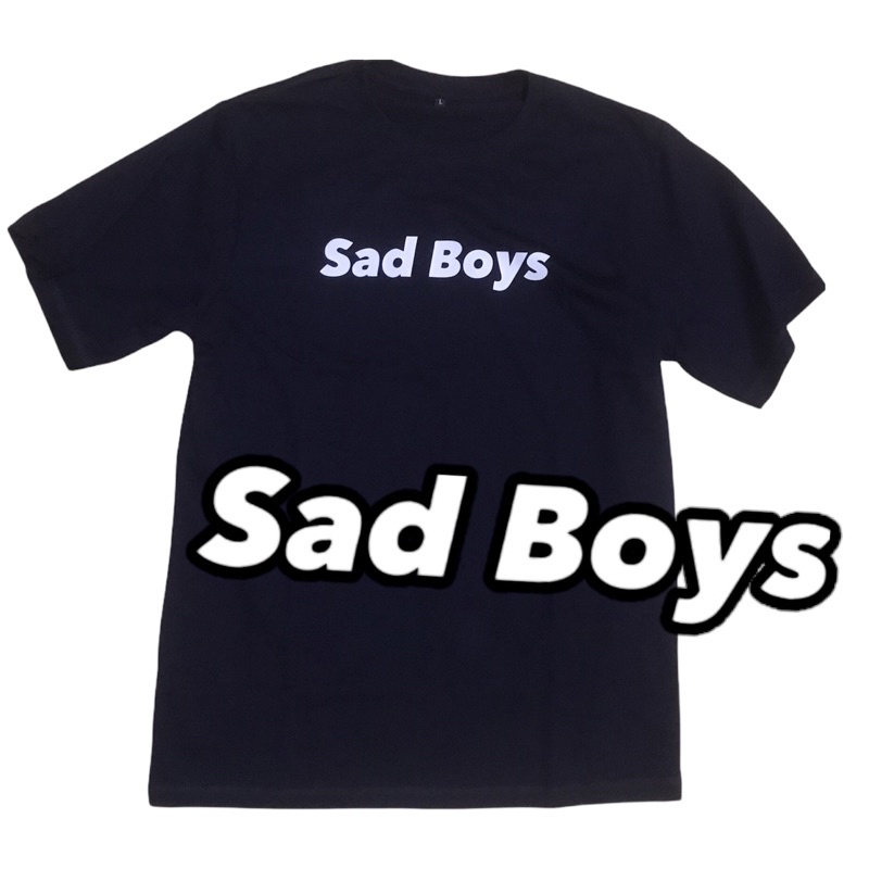 CUSTOM KAOS SAD BOYS BIRU NAVY