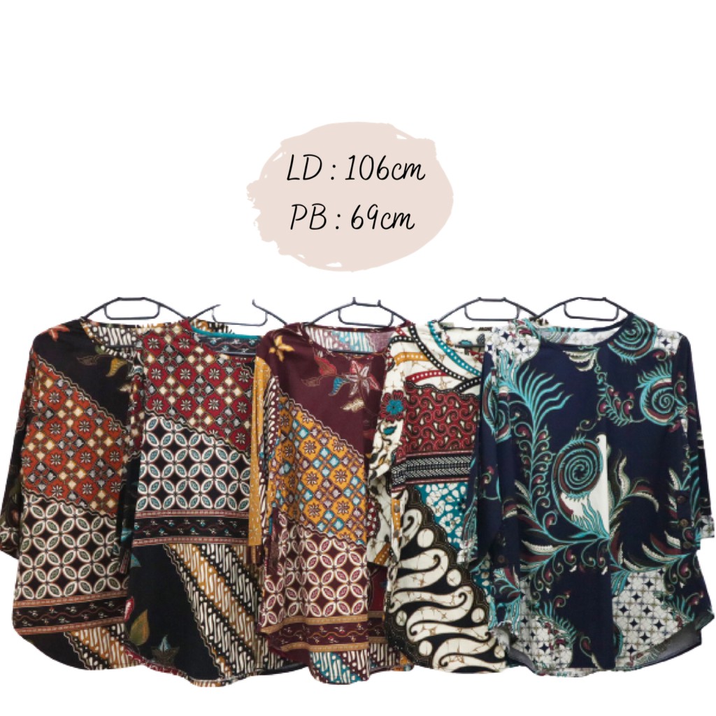 BATIK JUMBO | ATASAN BATIK | BATIK MODERN WANITA