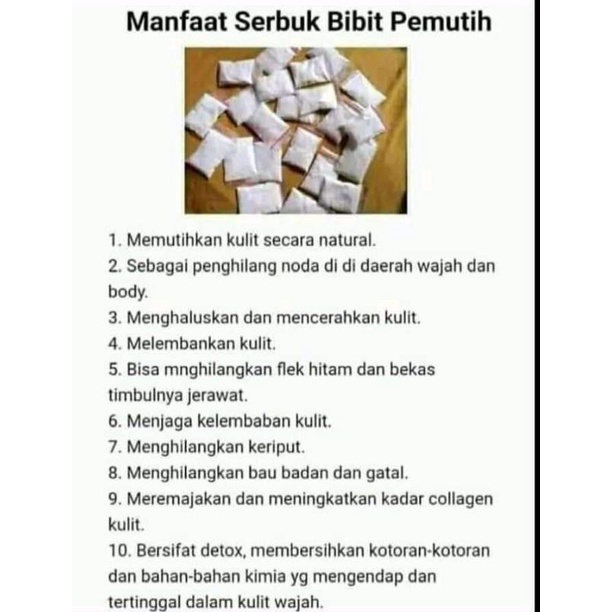 serbuk pemutih dosis tinggi/ Uk plastik 5×8