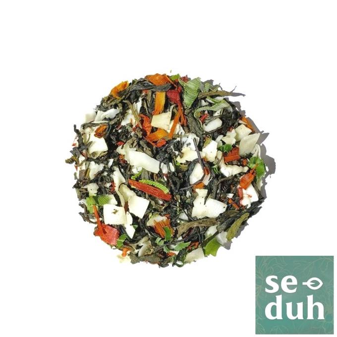 

[COD] COCO PANDAN Tea Blend - Green Tea Coconut Pandan Secang 60 gram [COD]