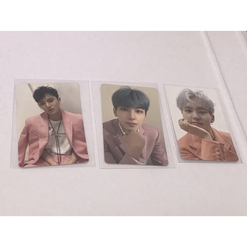 Fallin Flower Photocard Seventeen Wonwoo Mingyu Hoshi