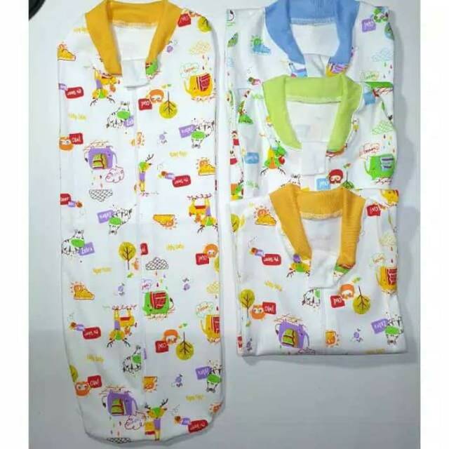 Bedong instan bayi halus lembut bahan full cotton