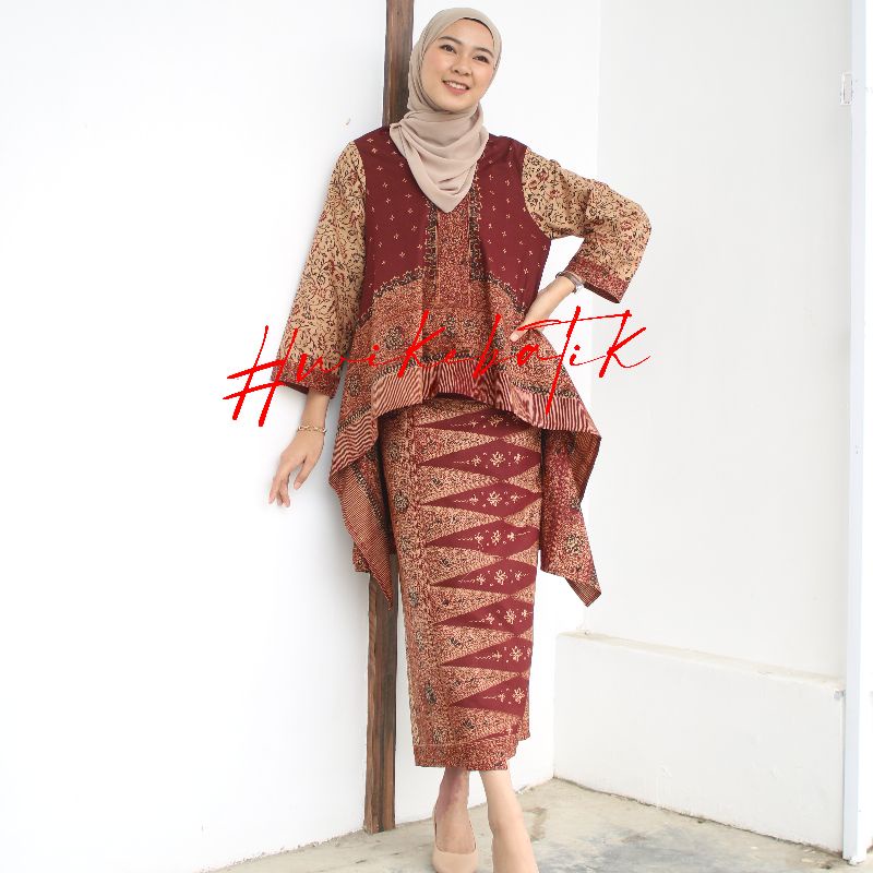 SET BATIK JUPRI KHAS PALEMBANG KLASIK KATUN