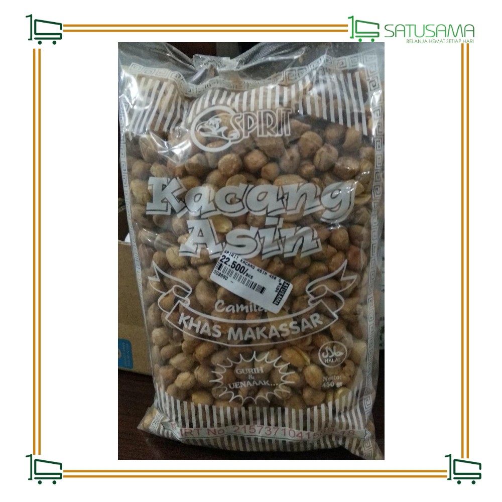 

Kacang Asin Spirit khas Makassar 450gr / satusama