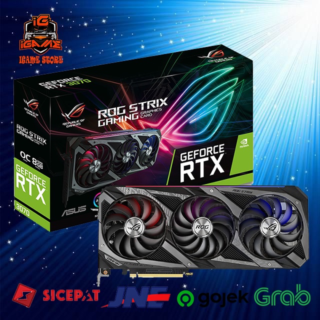 ASUS ROG STRIX GeForce RTX 3070 V2 GAMING 8GB GDDR6 NAMPOLL GAN