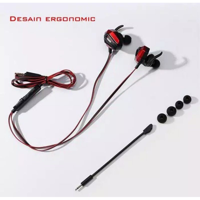 Jual Headset Gaming Robot Gamen GE100 Dual Microphone Virtual Sound Ori