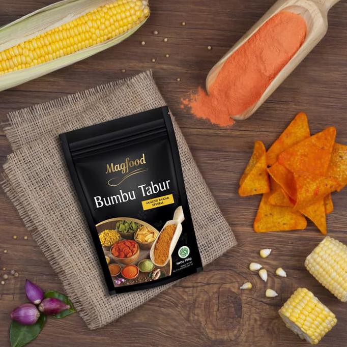 

Bumbu Tabur Bubuk Powder MAGFOOD Rasa Jagung Bakar 100gr
