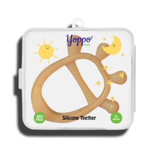 Yoppo Baby - Teether Gelang Jerapah + Case / Mainan Gigitan Bayi BPA Free