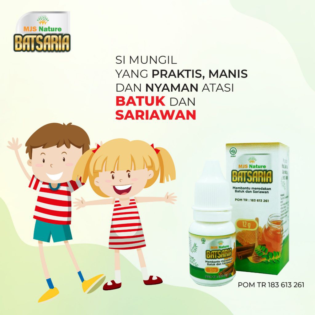 

MJS Nature Batsaria 10ml - Mengurangi rasa nyeri akibat sariawan, radang gusi dan radang tenggorokan