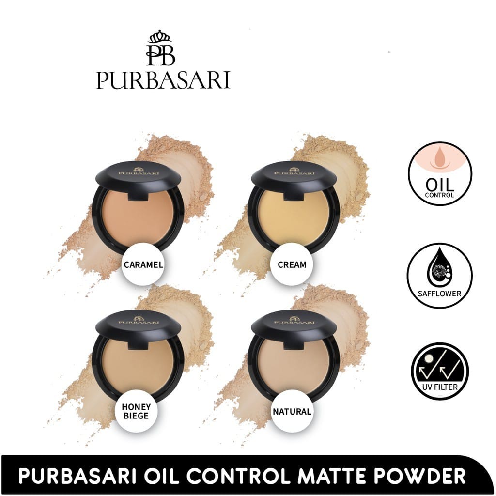 Purbasari Oil Control Matte Powder Bedak Padat 12gr