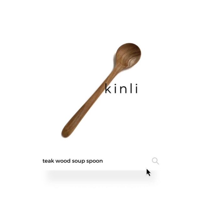 sendok soup kayu jati wooden spoon natural wood sendok kayu bulat