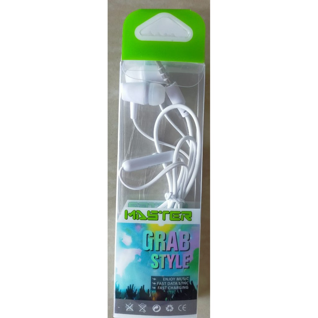 [GUNA BANGET NIH] - Earphone Series/Hansfree MASTER Grab Style F3