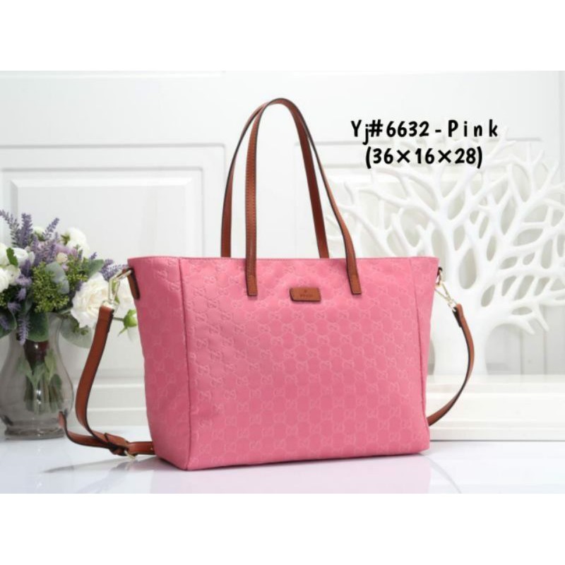 *Tas Gucci Guccissima Nylon ToteBag Large 6632*