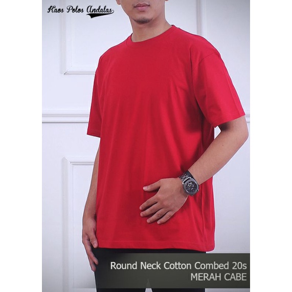 KAOS POLOS COTTON COMBED 20S LENGAN PENDEK  SERI WARNA 4