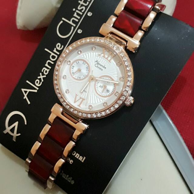 jam tangan alexandre christie ac2514 red rg 2514