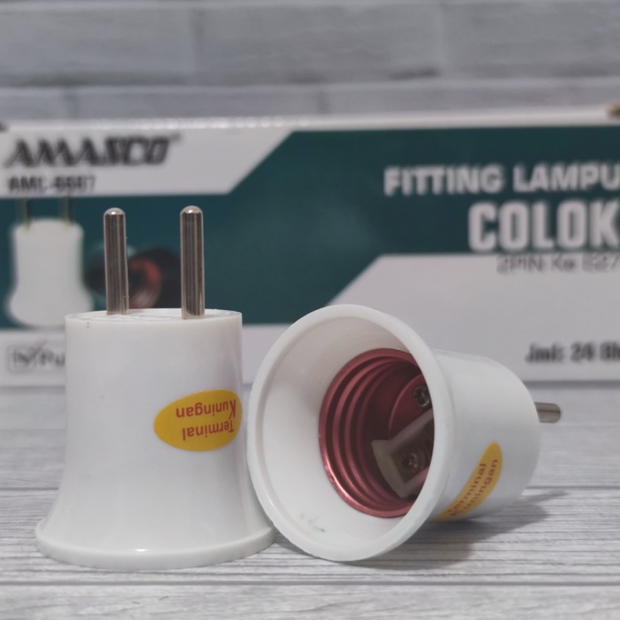 Fiting Lampu Colok Amasco AMC-6687