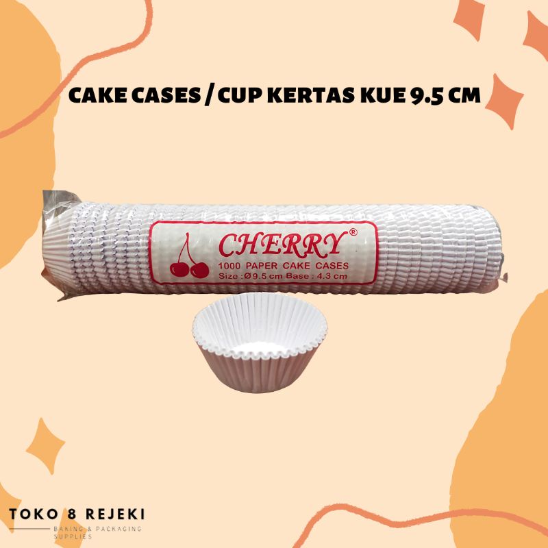 

Paper Cake Cases 9’5 cm Polos 1000pcs