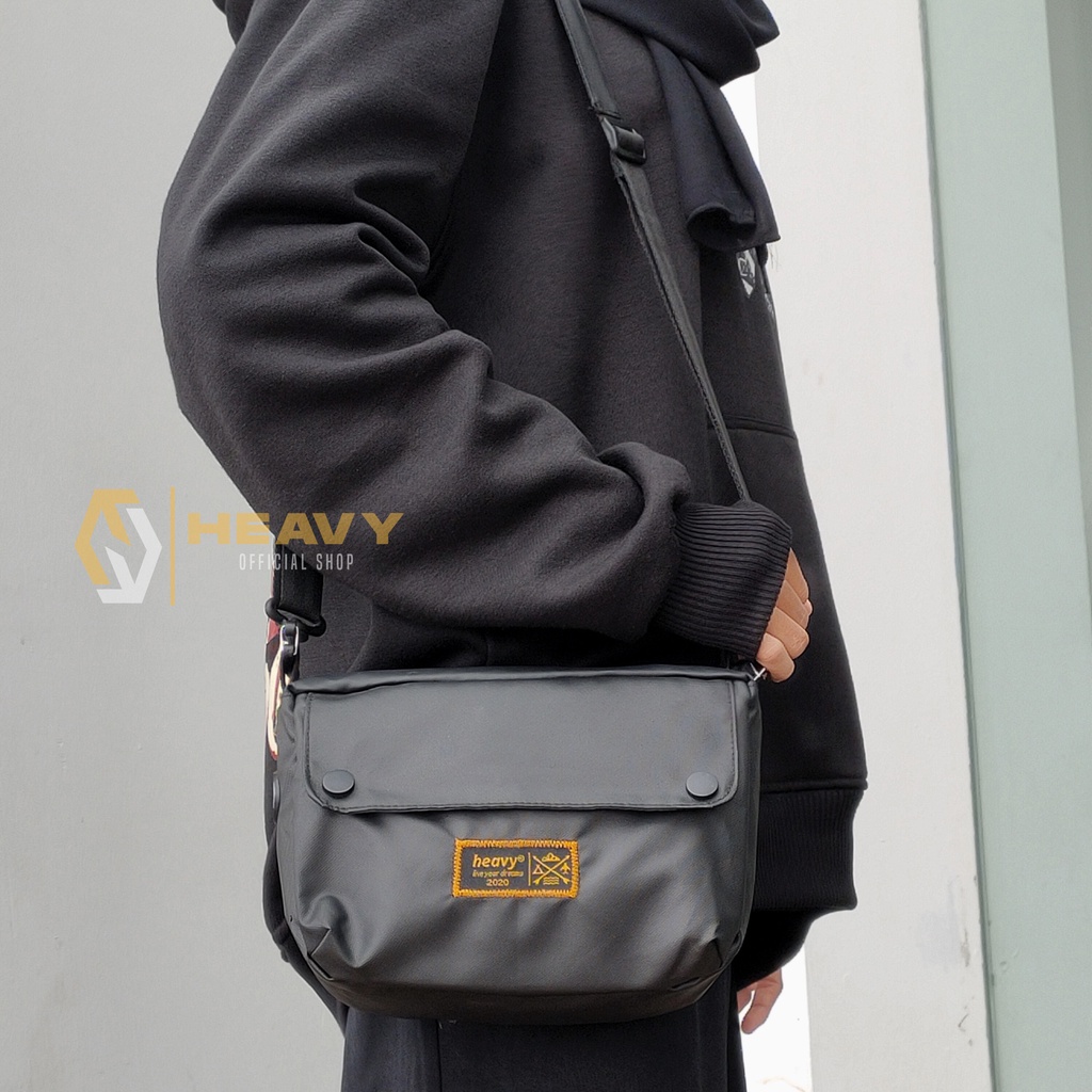 Heavy Official Shop ~ Heavy Slingbag Argle Waterproof | Tas Selempang Unisex anti air | Tas Distro