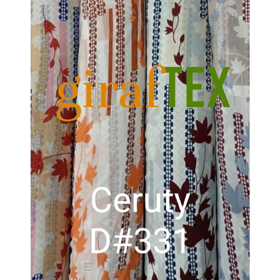 Cerutti Motif - Kain Cerruty Ceruti Cerruti Bunga Salur 2.5m