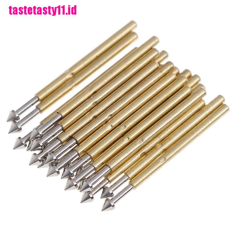 100 Pcs P75-E2 / E3 spring test probe pogo pin 1.3 / 1.5mm Kepala Kerucut