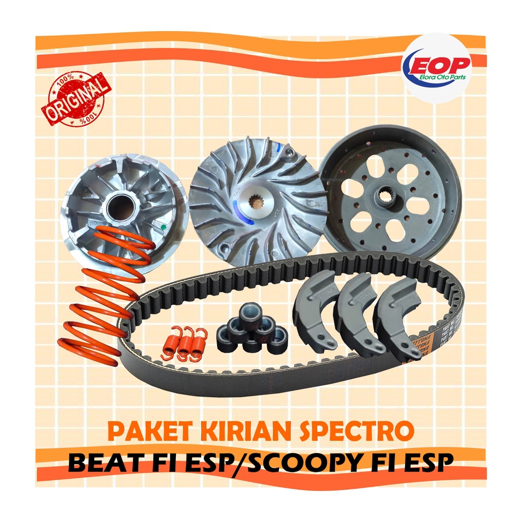 Paket Upgrade Kirian Spectro Daytona Beat FI ESP Scoopy FI ESP Solusi Anti Gredek Tanpa Bore Up