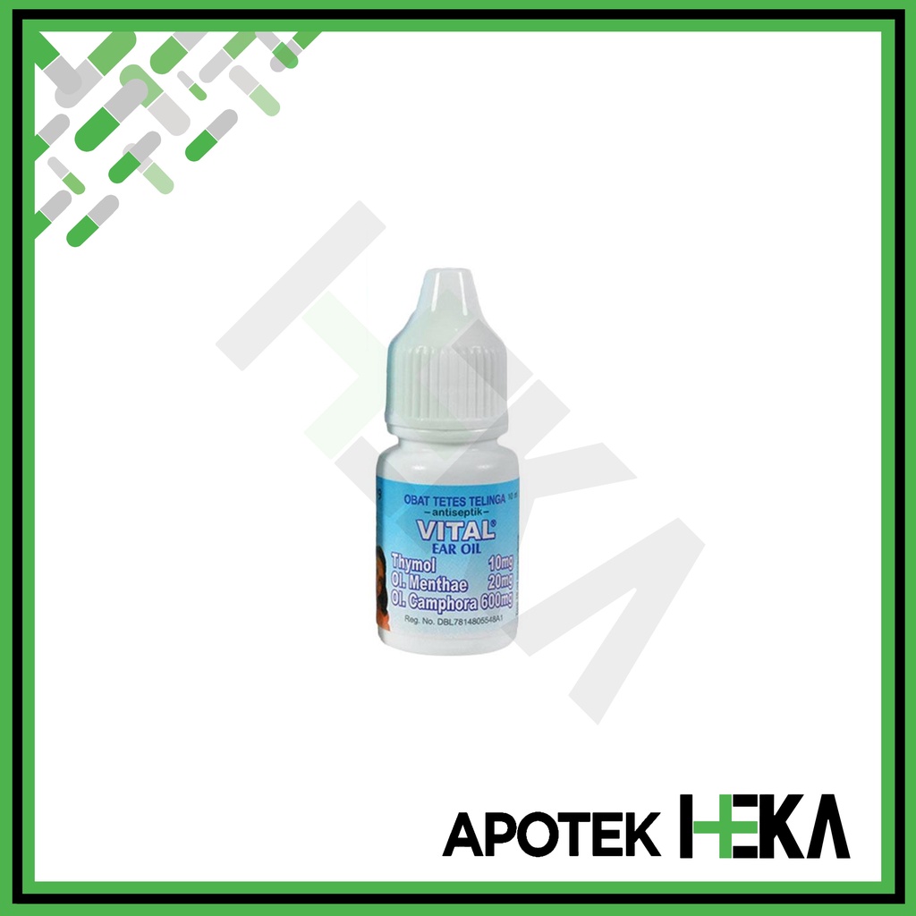 Vital Ear Oil 10 ml - Obat Tetes Telinga Antiseptik (SEMARANG)