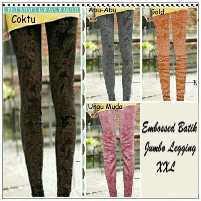 Embossed Batik Jumbo Legging