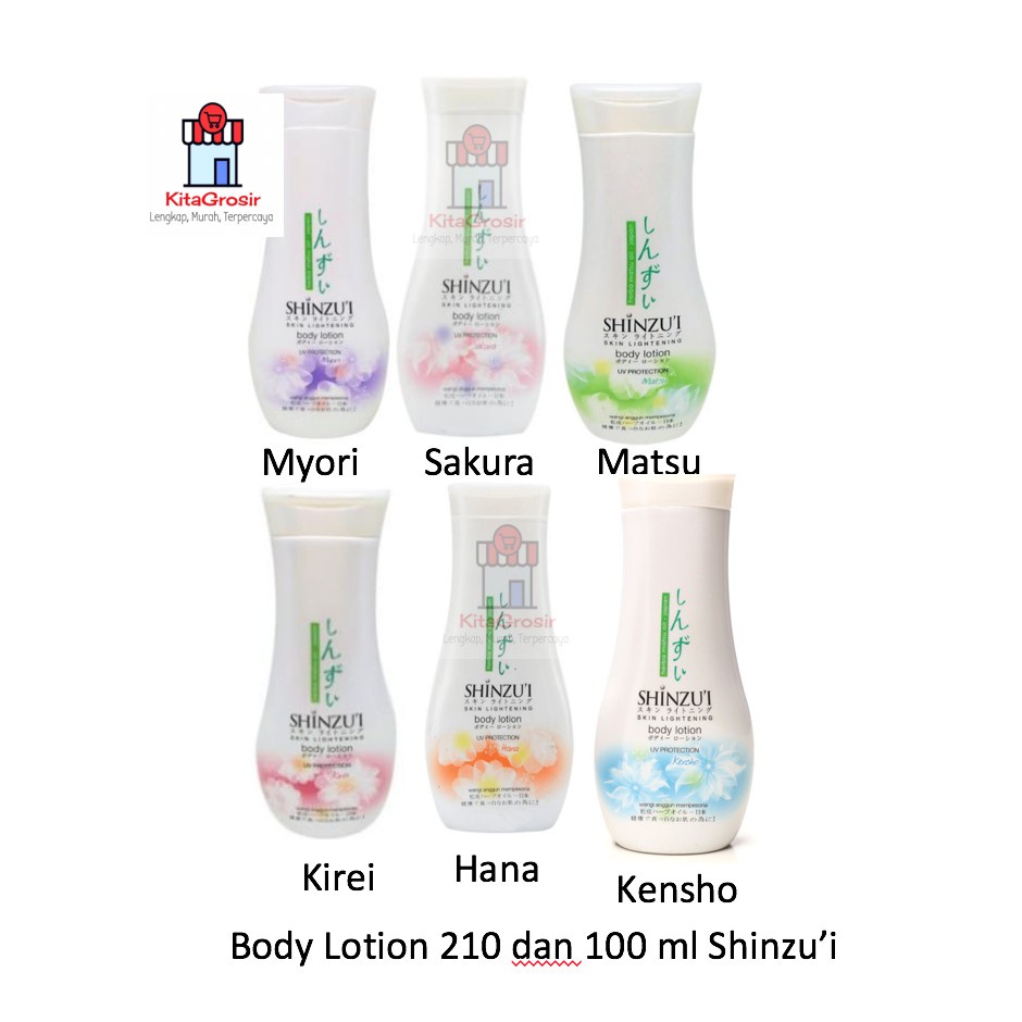 SHINZUI Body Lotion UV Protection Pelembab Tubuh 100ml