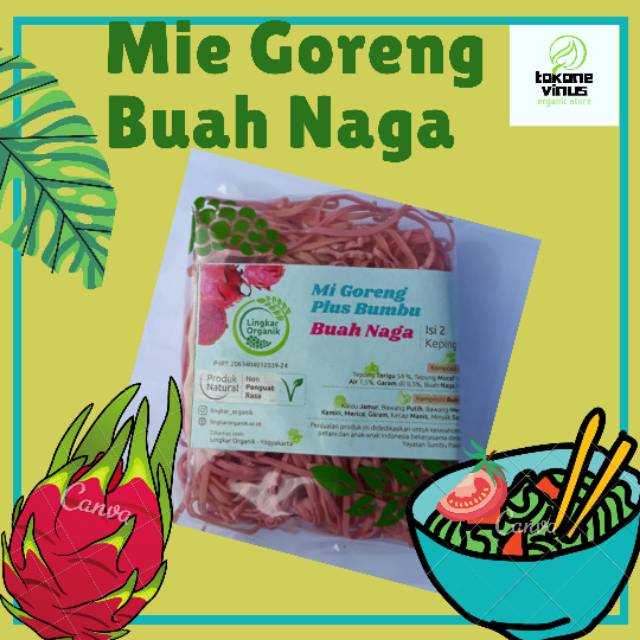 

Mie Goreng Buah Naga 《Lingkar Organik Lengkap Dengan Bumbu》